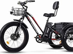 Image result for Electric Three Wheel Bicycle