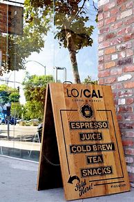 Image result for Coffee Shop Sidewalk Signs