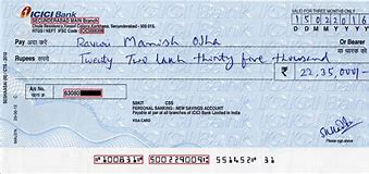 Image result for First Mac Bank Cheque