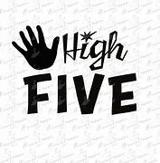 Image result for Adult and Child High Five SVG