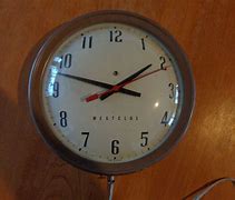Image result for Westclox Vintage Electric Wall Clock