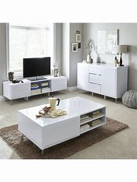 Image result for White Glossy TV Stand