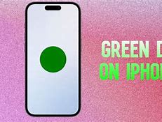 Image result for Green Dot On iPhone Screen