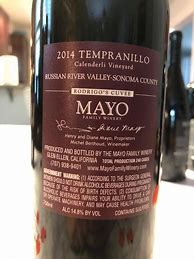 Image result for Mayo Family Viognier Henry's Cuvee Calenderli