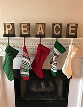 Image result for Stocking Hangers for Mantle