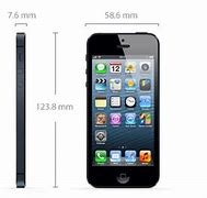 Image result for iPhone 5 Exact Size