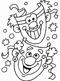 Image result for Carnival Coloring Pages Printable
