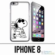 Image result for Snoopy Case Black iPhone 8