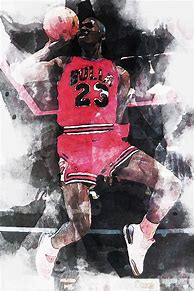 Image result for Michael Jordan Dunk Art