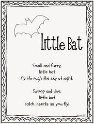Image result for Bat Poems for Kids