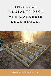 Image result for Precast Concrete Deck Blocks