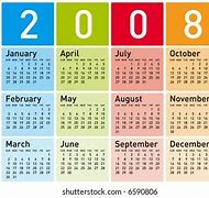 Image result for 2008 Calendar