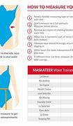 Image result for Female Waist Size Chart