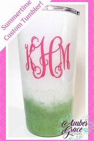 Image result for Lime Green and Hot Pink Glitter Tumbler