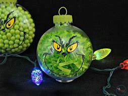 Image result for Grinch Green Ornaments