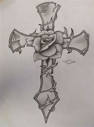 Image result for Cool Cross Drawings Pencil