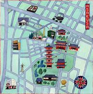 Image result for Asakusa Temple Map