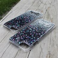 Image result for Glitter Phone Case Black Rose Gold