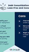 Image result for Pros and Cons of Debt Consolidation