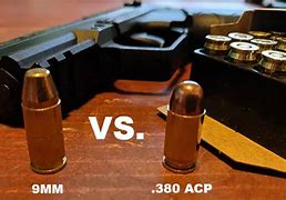 Image result for .380 ACP vs 9Mm