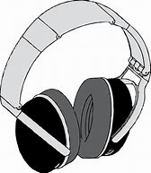 Image result for headphone clip arts