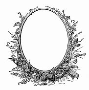 Image result for Oval Victorian Frame Clip Art