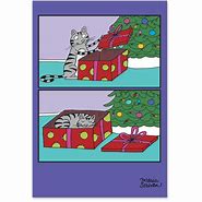 Image result for Funny Cat Christmas Cards Boxed