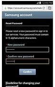 Image result for Samsung Account Password Reset