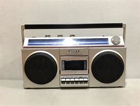 Image result for Silver Radio Cassette Recorder