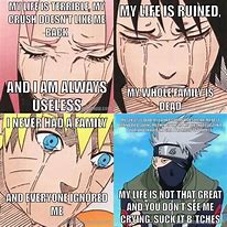 Image result for Sad Naruto Memes