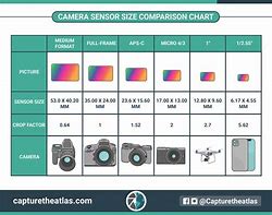Image result for Canon Sensor Size