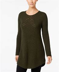 Image result for Scoop Neck Tunic Sweaters