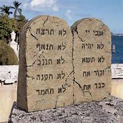 Image result for 10 Commandments Stone