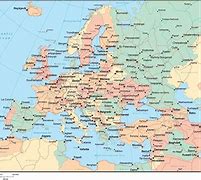 Image result for Europe Map with Cities