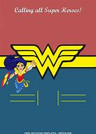 Image result for Wonder Woman Invite