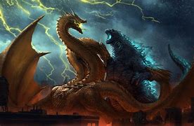 Image result for King Ghidrah Vs. Godzilla