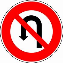 Image result for No U-turn Symbol