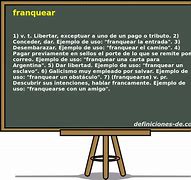 Image result for franquear