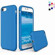 Image result for White iPhone in Blue Case