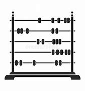 Image result for Abacus Black and White