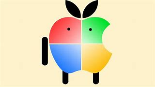 Image result for Android Mascot vs Apple