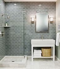 Image result for Blue Gray Bathroom Tile