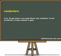Image result for conductero