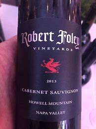 Image result for Robert Foley Cabernet Sauvignon Block 7 Howell Mountain