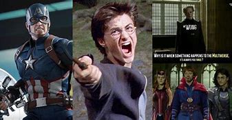 Image result for Marvel and Harry Potter Memes