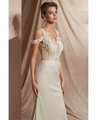 Image result for Champagne Prom Dresses Fitted