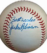 Image result for Jackie Robinson Signed Baseball