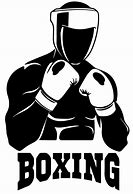 Image result for Boxing Gloves Black and White Vector