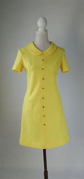 Image result for 1960s Fashion in Yellow