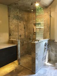 Image result for Half Wall Shower